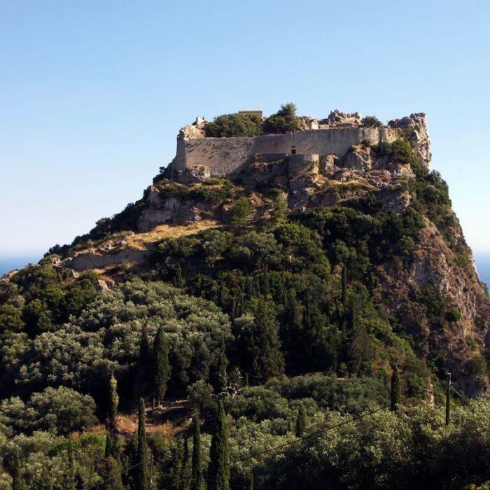 Corfu - Angelokastro Castle - Far Aerial View