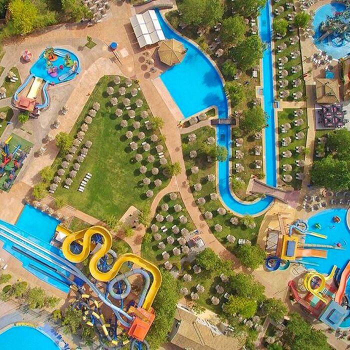 Aqualand Water park aerial view