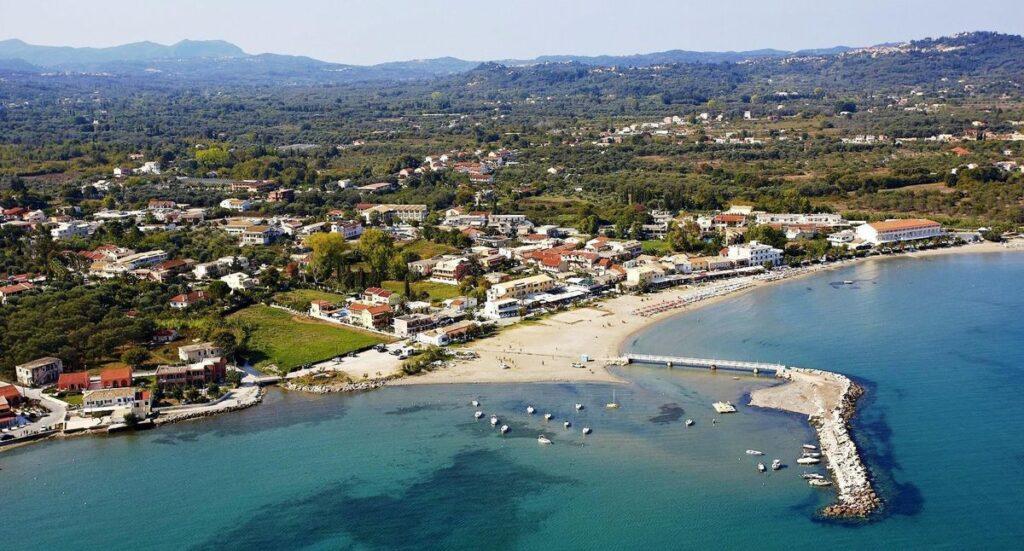 Corfu - Roda - Aerial view